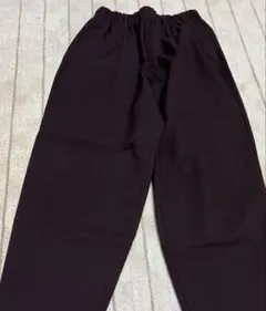 ブラウン ワイドパンツ