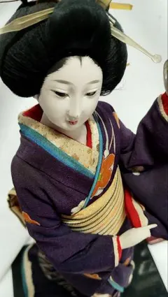 日本人形 扇子を持つ女性 伝統的な和装 Japanese doll 日本人形 着物 扇子 女性 インテリア kimono 【公式通販】