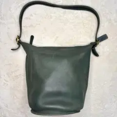 OLD COACH Bucket Shoulder Bag Green