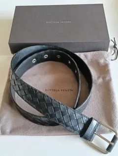 ボッテガヴェネタ ブラックレザー ベルト
