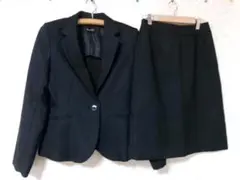 102844 レディース　スーツ上下　黒　7AR