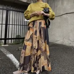 Ameri EMILIE TUCK FLARED SKIRTのサムネイル