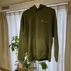 Champion パーカー グリーン XL