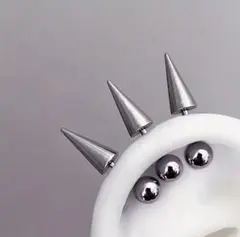 軟骨ピアス アンテナ 16G ピアス サブカル 3個セット　シャフト10mm