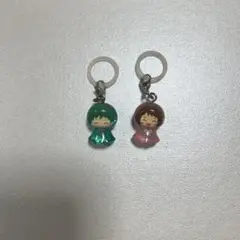 僕のヒーローアカデミア　めじるしアクセサリー 緑谷出久　麗日お茶子