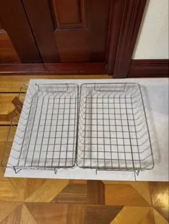 無印良品 ステンレスワイヤーバスケット 2個セット MUJI