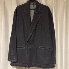 JUNRED ダークデニム ダブルブレストジャケット