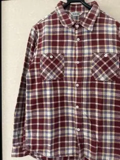 FIVEBROTHER 70s 80s 復刻　三角タグ　ヘビーネルシャツ　好配色