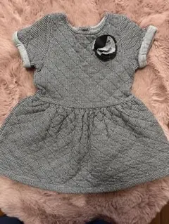 プチバトー　 キルティングワンピース 95cm