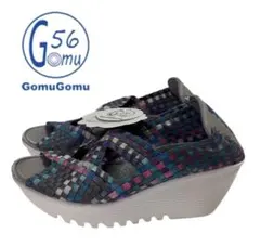 【タグ付き 未使用品】 Gomu56 ゴムゴム メッシュサンダル マルチカラーのサムネイル