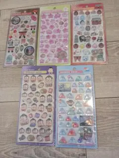 ボンボンドロップシール 和柄 5種セット 正規品