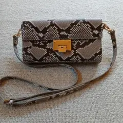 BARNYARDSTORM パイソン柄 ウォレットショルダーバッグ