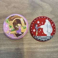 ディズニー　刺繍缶バッジ
