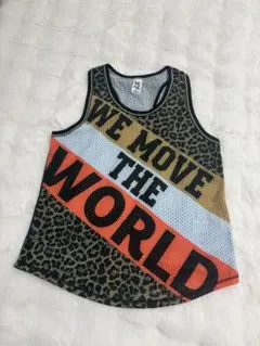 ZUMBA WEAR レオパード柄タンクトップ