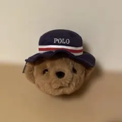 未使用品　POLO GOLF 帽子付きクマ型ポーチ　ゴルフボールポーチ