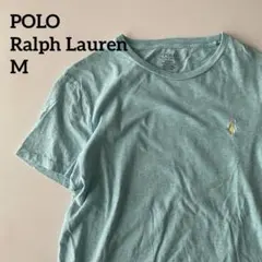 ＊【大人気】ポロ ラルフローレン ライトブルークルーネック半袖Tシャツ