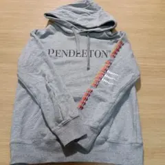 PENDLETON グレー プルオーバーフーディーM