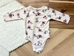 OLDNAVY 長袖 花柄ロンパース 3-6Ｍ　60cm