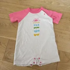 WIC.ショートスリーブ ロンパース Baby's 夏休み アイボリー　70のサムネイル