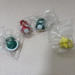 スーパーマリオ ファッションリング コレクション ガチャ　４個