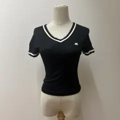 y2k archive クレージュ　リンガーT ピチT 黒　Mのサムネイル