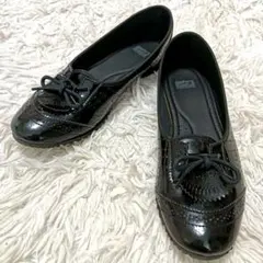 極美品☆オニツカタイガー ノリコ　エナメルシューズ　タッセルリボン　スリッポンのサムネイル
