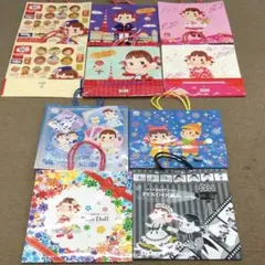 ペコちゃん 紙袋 10枚セット◆ダブリあり