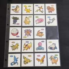 ポケモンパンデコキャラシール ２１７弾 セミコンプリート