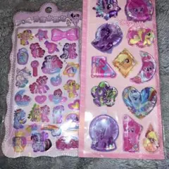 硬いぷくぷくシール　ウォーターシール　マイリトルポニーセット