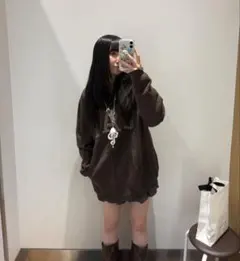 GAP パーカー ブラウン