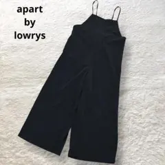 apart by lowrys キャミソールサロペット オーバーオール 黒 F