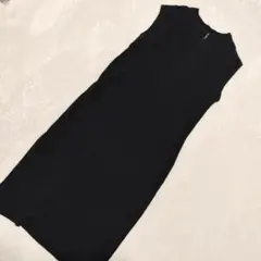 ALWEL オルウェル ノースリーブ Vネックドレス ブラック M