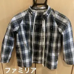 familiar チェック柄ジャケット 120