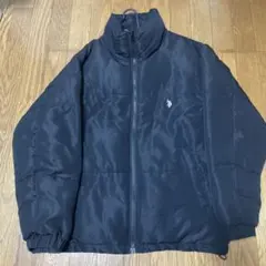 U.S. POLO ASSN. ブラック ダウンジャケット