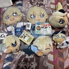 格安出品】安室透/降谷零バーボン ぬいぐるみ2点＆タペストリーセット 