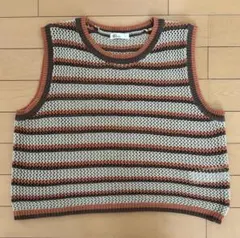 CRAFT STANDARD BOUTIQUE ニットベスト ボーダーのサムネイル