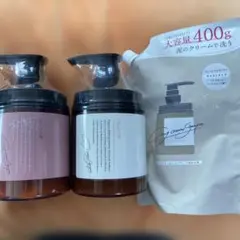 cocone クレイクリームシャンプー 空ボトル＋詰め替え2個＋ヘアオイル