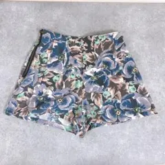 ココディール ショートパンツ 花柄 総柄 レディース 古着　レトロのサムネイル