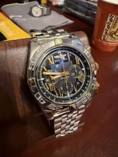 状態良好】BREITLING ブライトリング クロノマット44 ビコロ K18 
