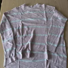 AMERICAN EAGLE 長袖ニットセーター ピンク・水色