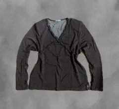 平成ギャルY2KフリルロングTシャツ フェアリーグランジ森ガール日本製