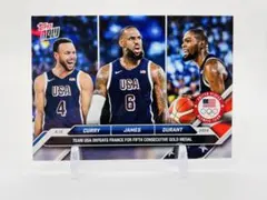 2024 Topps Now カリー、レブロン、デュラント TEAM USA 2