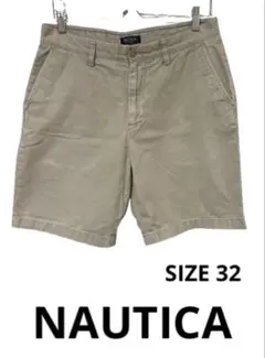 NAUTICA ノーティカ チノショーツ ベージュ 32W クラシックフィット