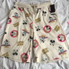 新品タグ付き ディズニー　ミッキーマウス　ショートパンツ LL パジャマ　部屋着