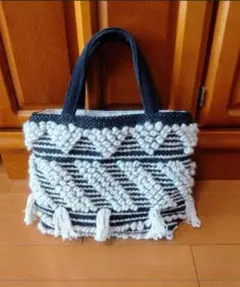 【美品】ワンズテラス　one's terrace　 トートバッグ　フリンジ付き