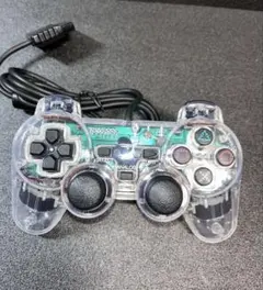 PS2 プレイステーション2 有線コントローラー クリアホワイト【新品未使用品】