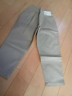 ユニクロ コットンアンクルパンツ 130cm ベージュ