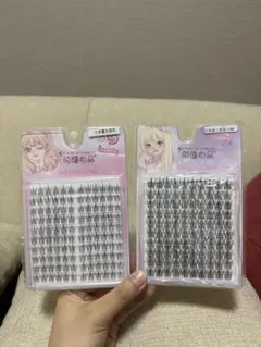 つけまつげ 2種セット 大容量のサムネイル