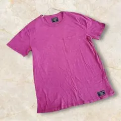 アバクロンビーアンドフィッチ　半袖Tシャツ　パープル　オーバーサイズ　Mサイズ