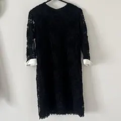 オケージョン　ワンピース　ドレス　ブラック